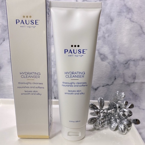 Pause Well-Aging Hydrating Cleanser, Light, Creamy,NEW - Full Size 3.5 oz/105 ml - Picture 2 of 12